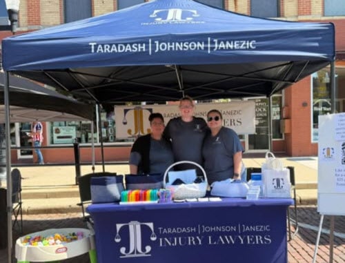 Mexican Independence Day Celebration on the Historic Woodstock Square 2025 - Taradash Johnson Janezic booth